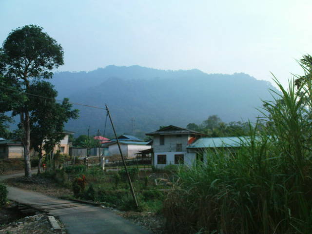 mountain at my village